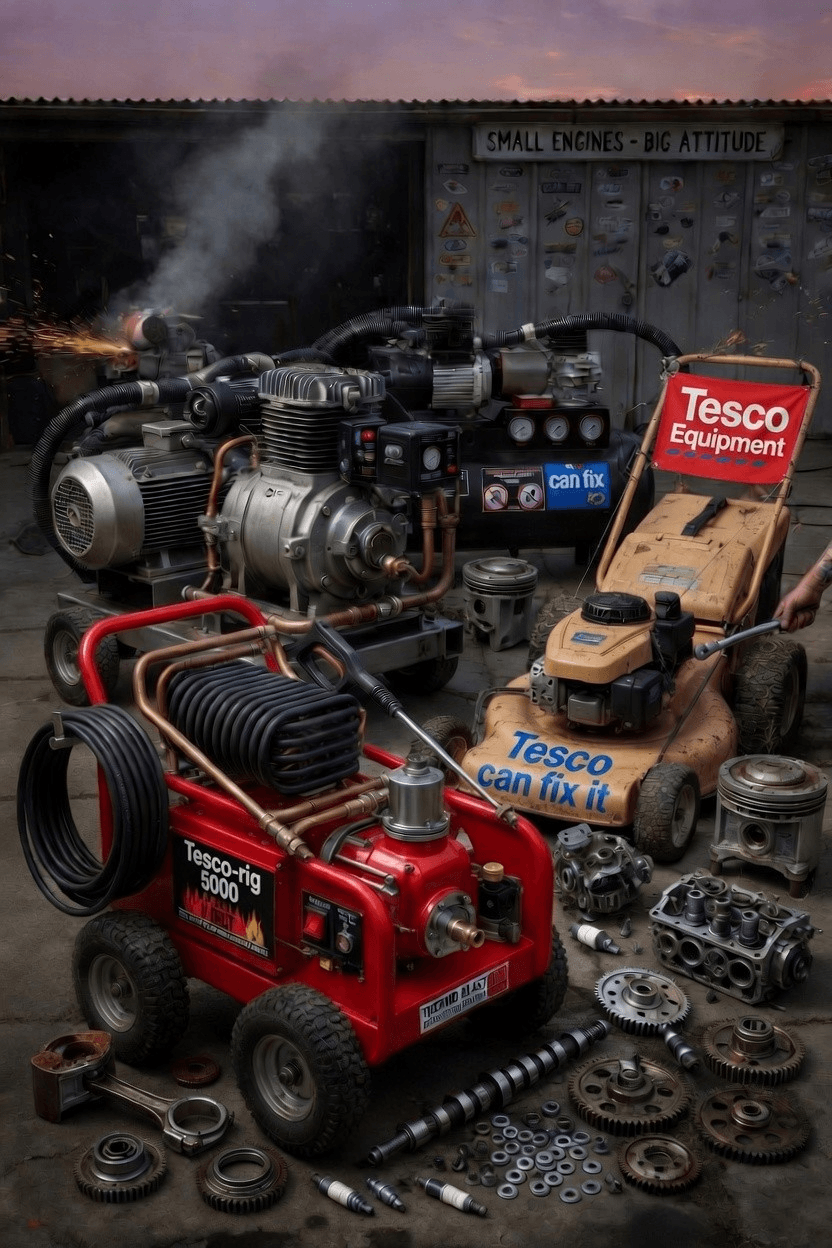 Tesco Equipment pump, pressure washer, and air compressor repair services in Abilene TX